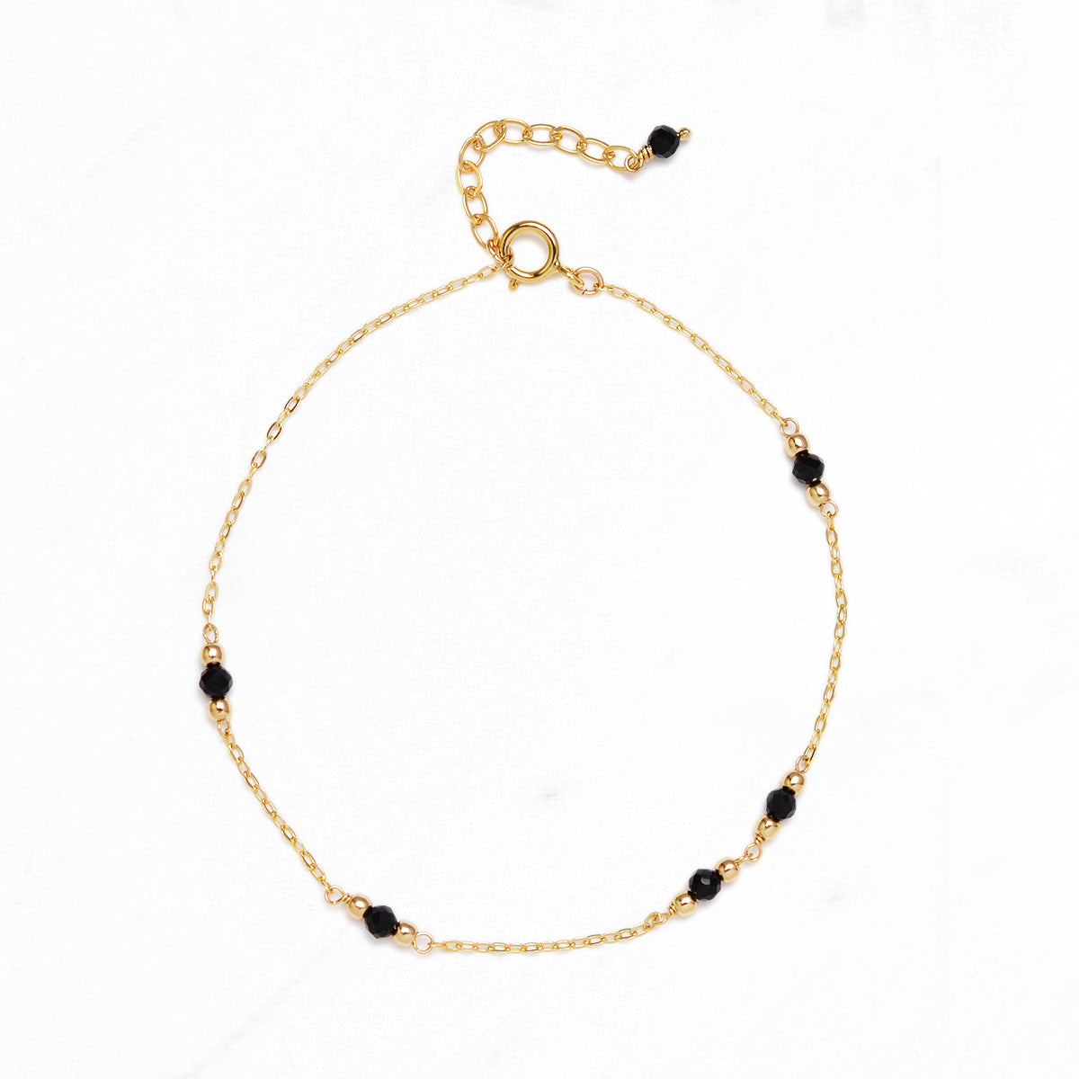 Gemstone Color Bracelet (Black)