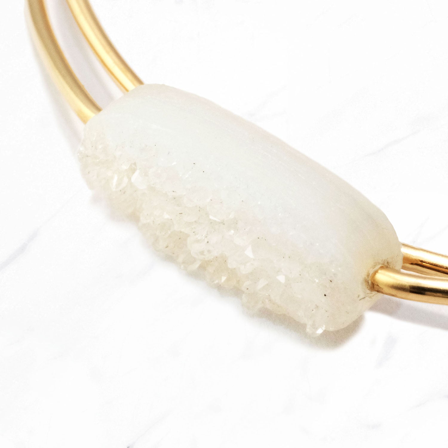 Druzy白瑪瑙手鐲