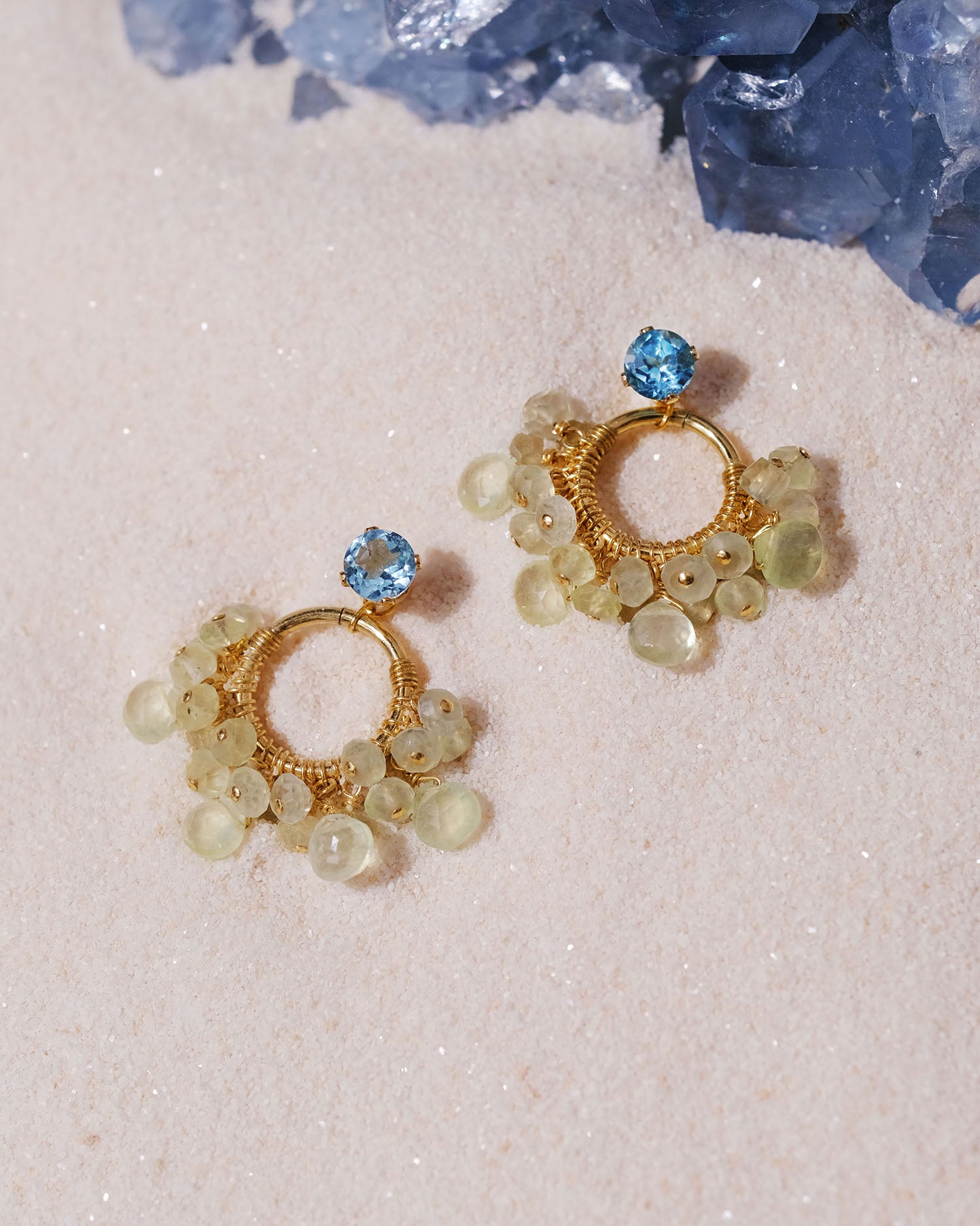 Bubbling Earrings (Prenite)