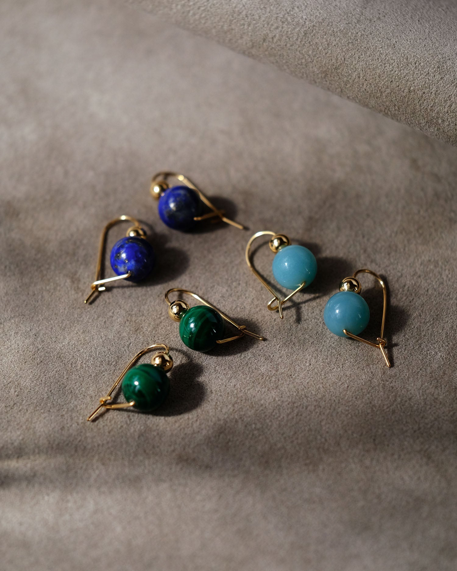 Bonbon Earrings (Lapis Lazuli)