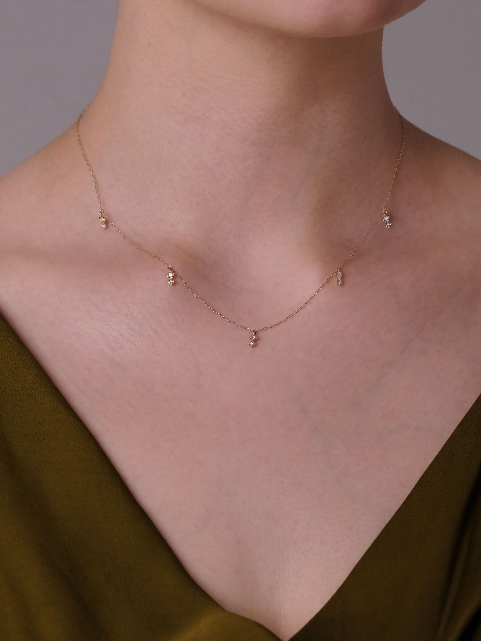 10K Decade Diamond Carnival Necklace