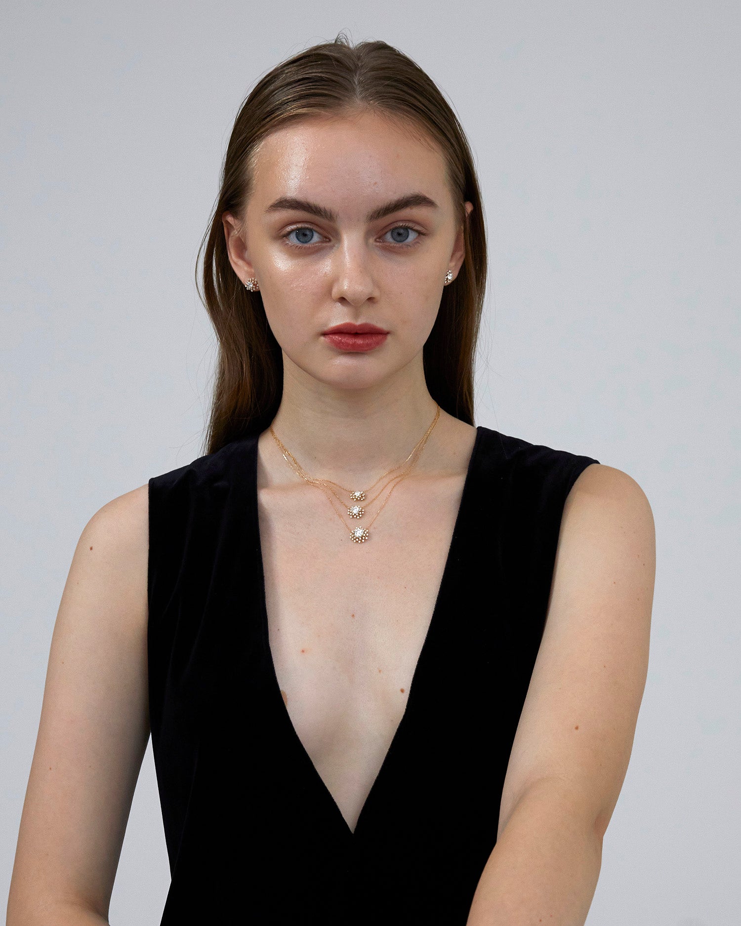 [Made to order] 18K Gold Shimmer Star Necklace 1.0ct (Lab-Grown Diamonds)