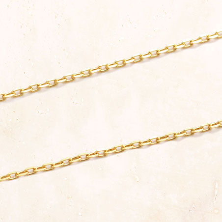 18K Gold Chain Necklace 50cm