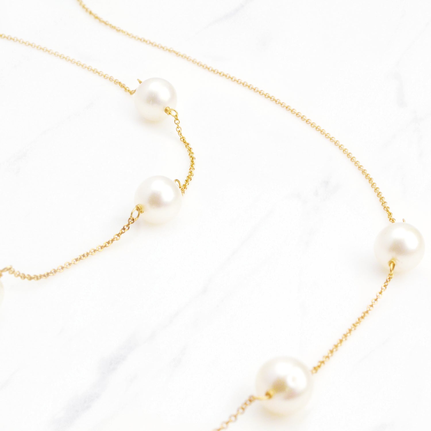 10mm Single Pearl Necklace (80cm)