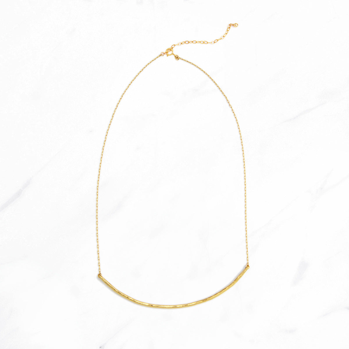 Curved Bar Necklace (L)