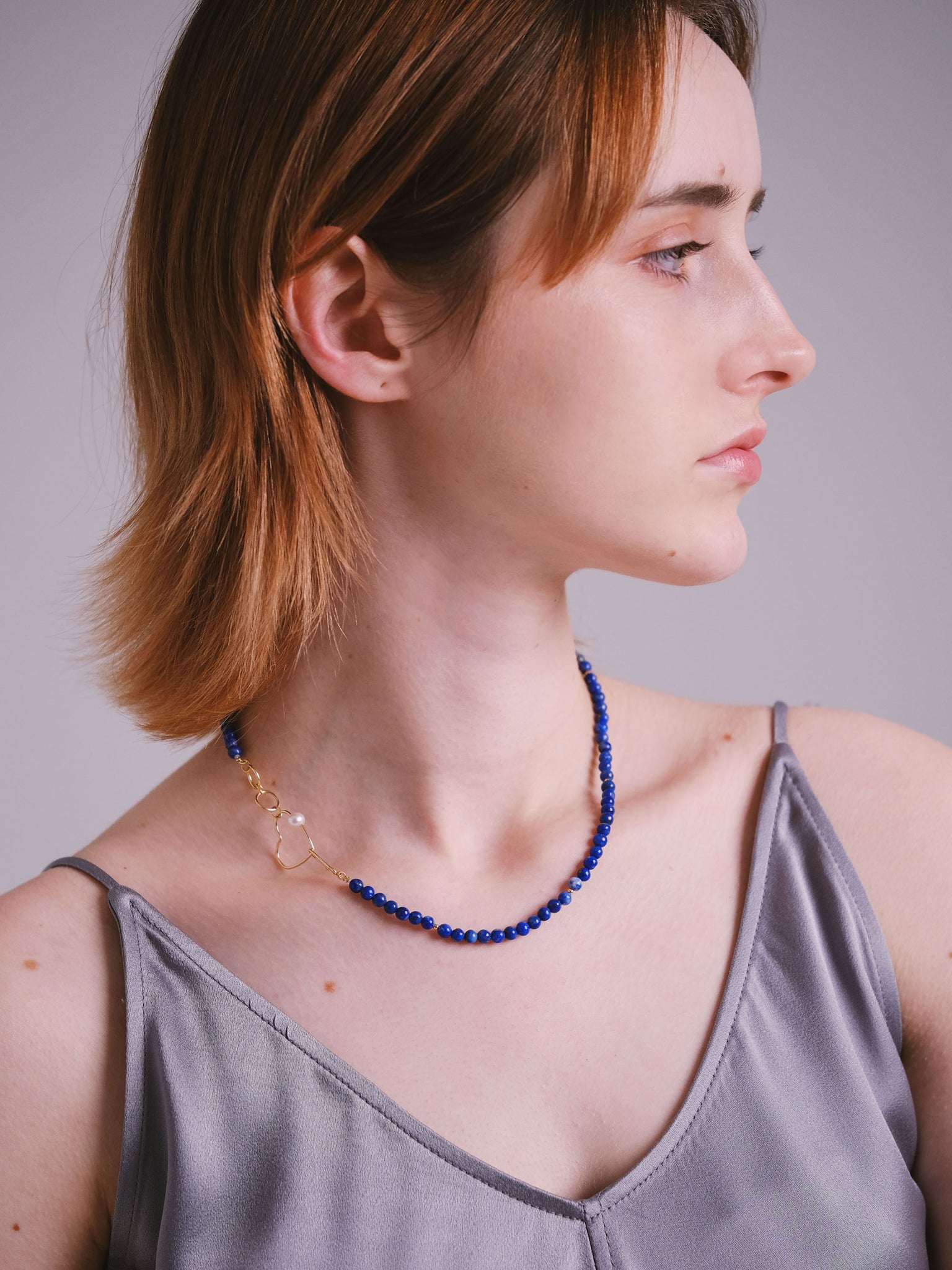 Sequence Necklace (Lapis Lazuli)