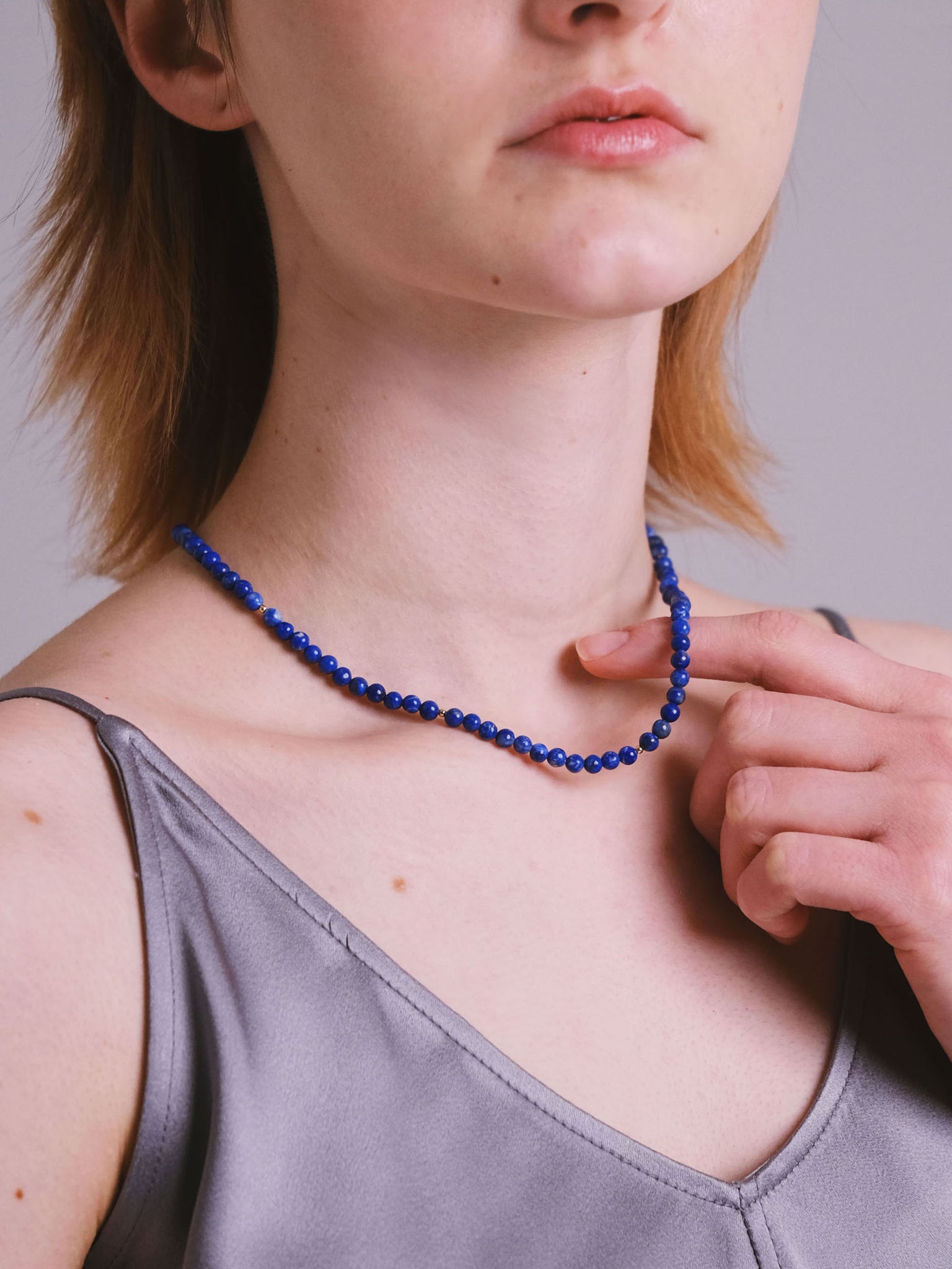 Sequence Necklace (Lapis Lazuli)