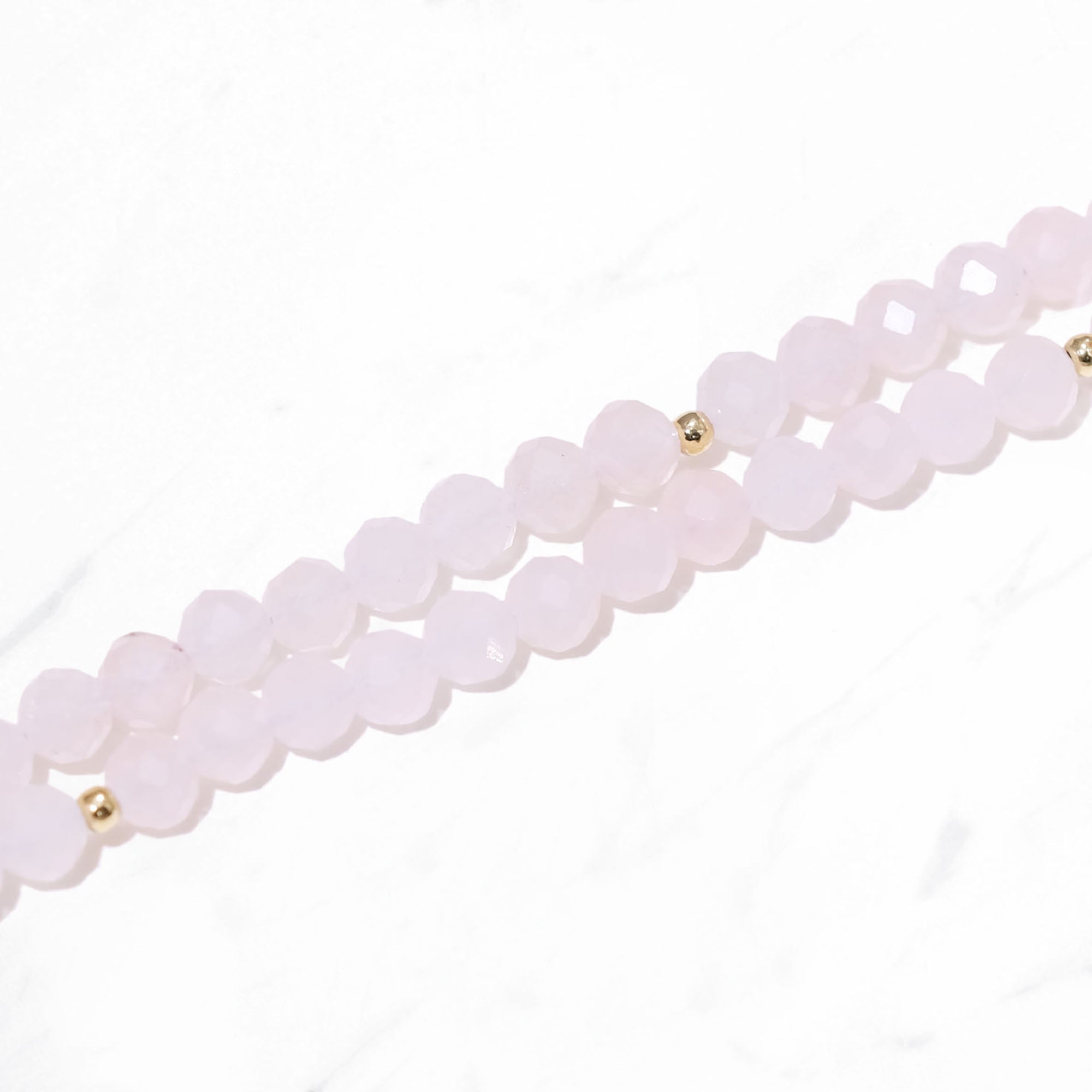 Sequence Necklace (Rose Quartz)