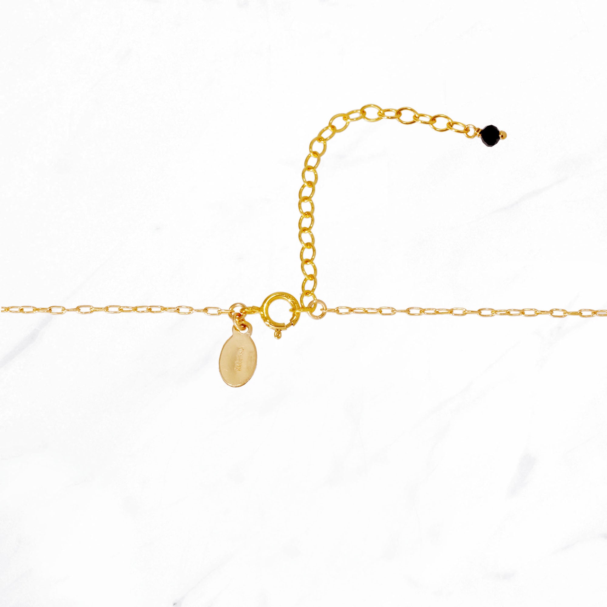 黑尖晶石裝飾短鏈