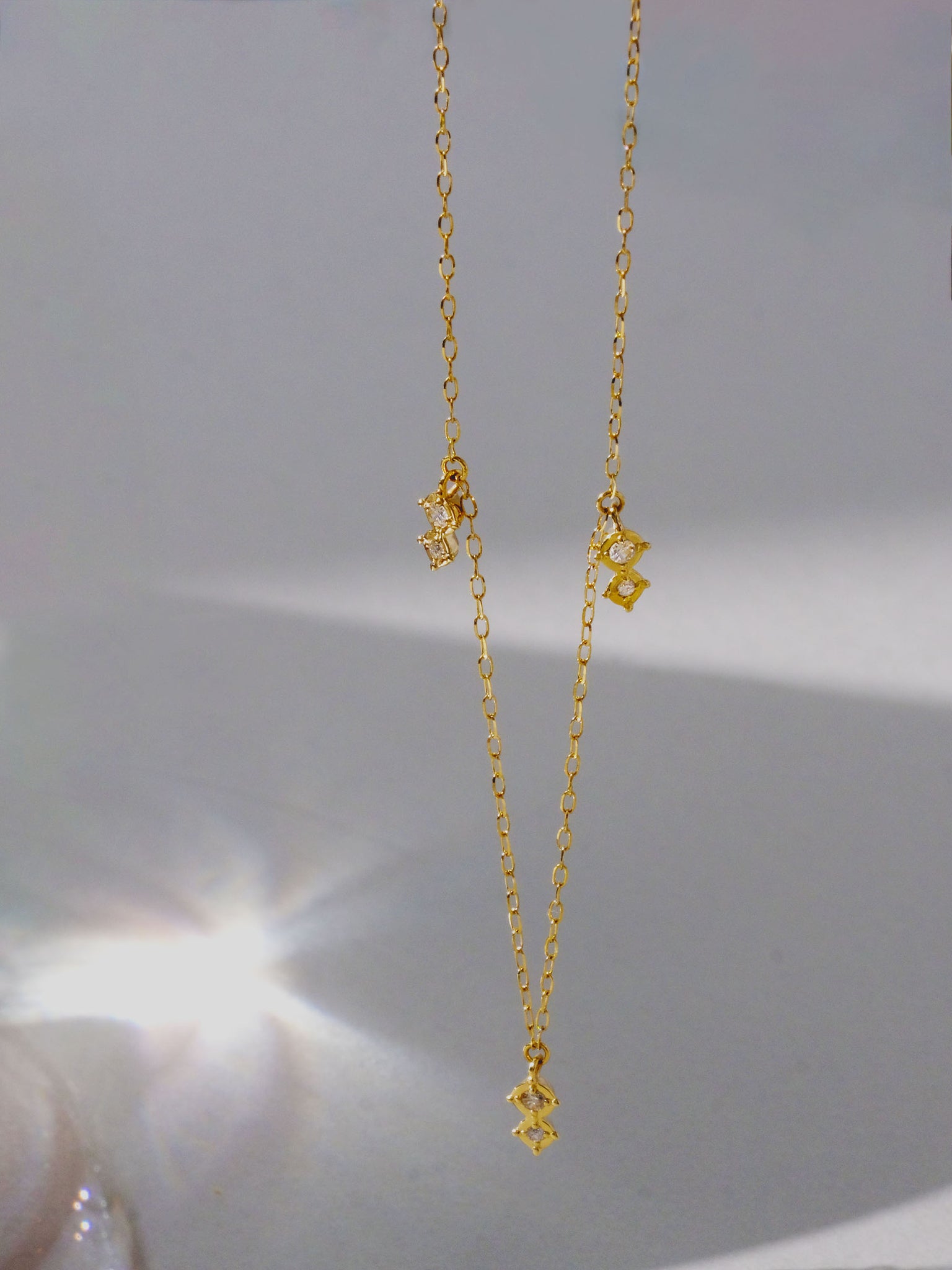 10K Decade Diamond Carnival Necklace