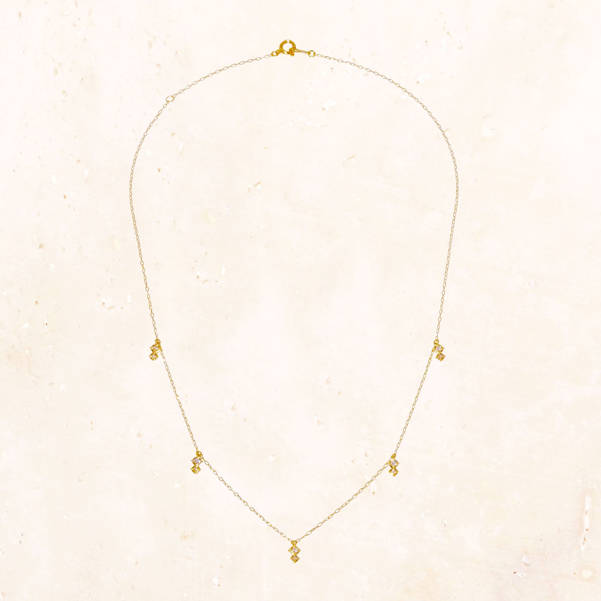 10K Decade Diamond Carnival Necklace