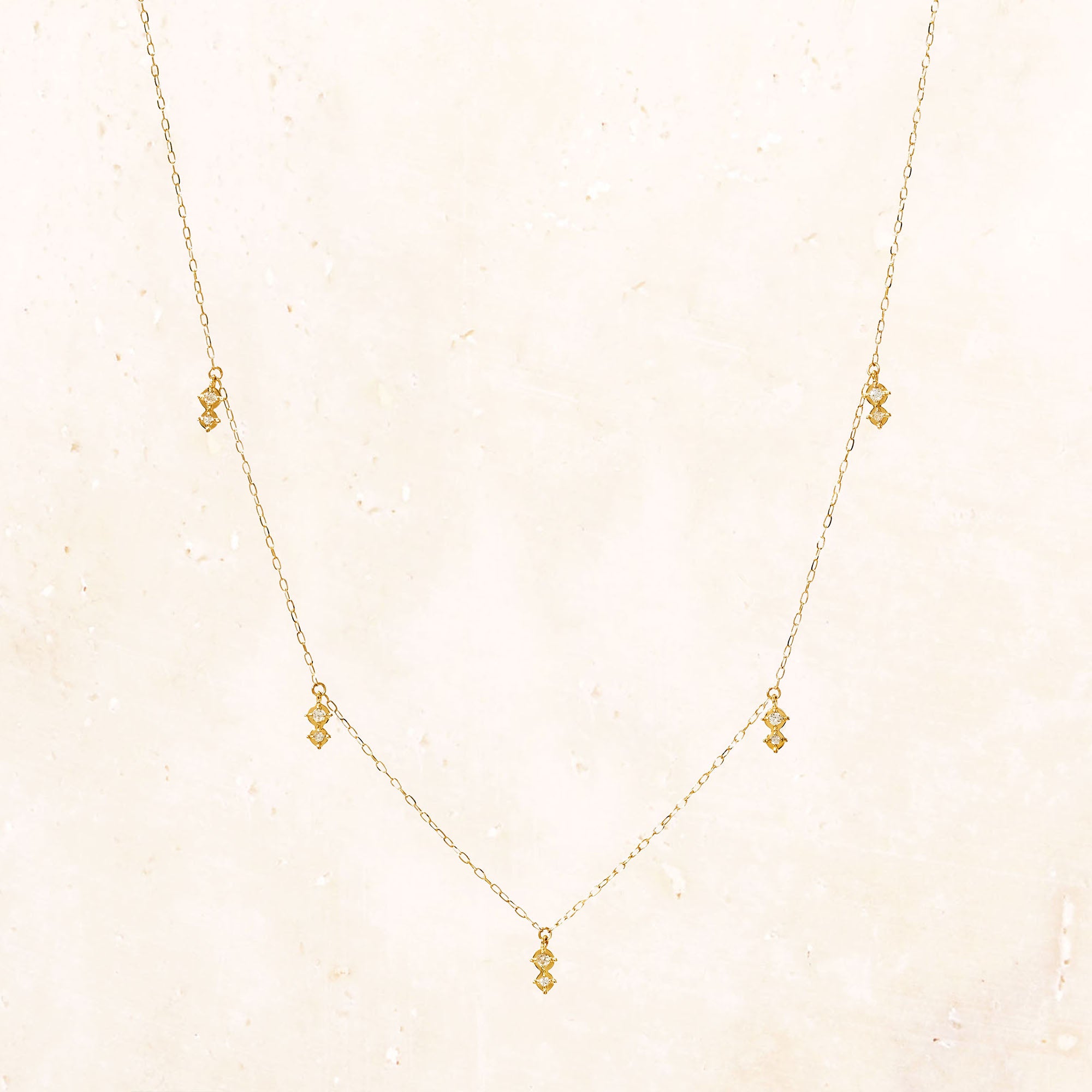 10K Decade Diamond Carnival Necklace