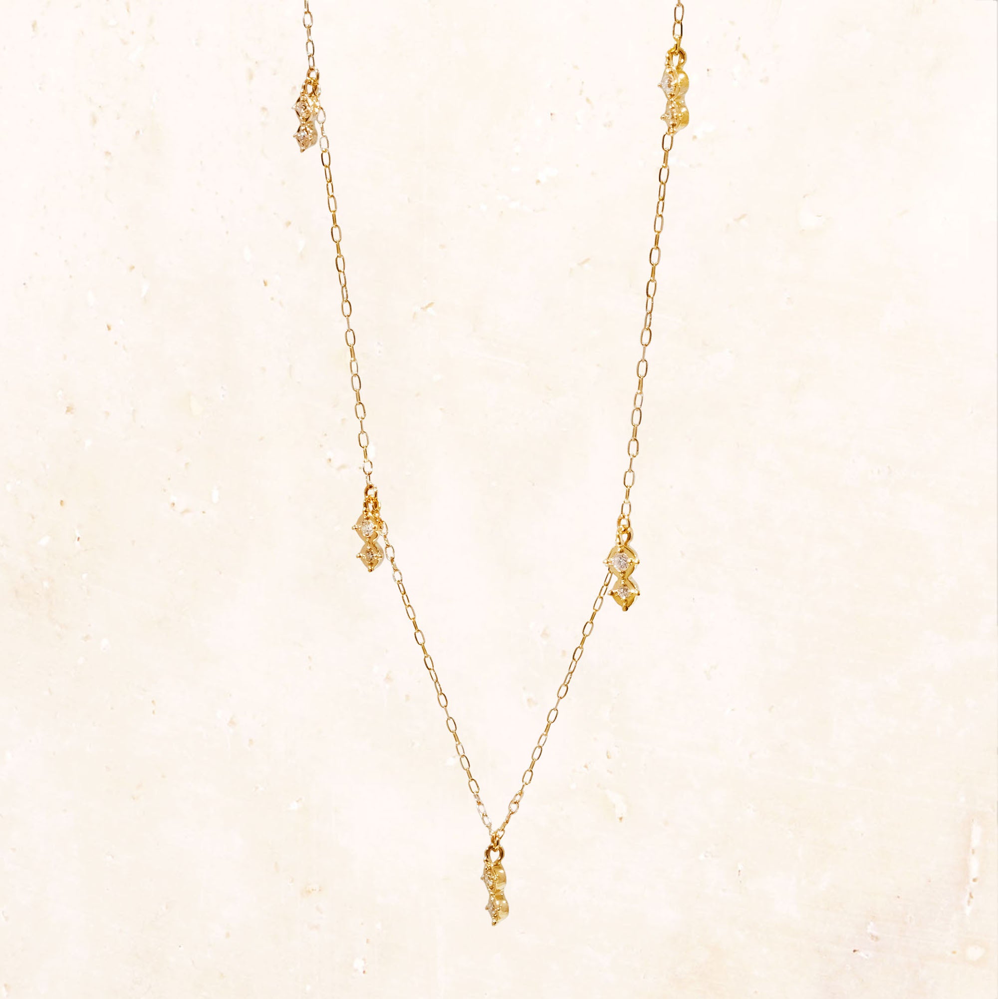 10K Decade Diamond Carnival Necklace