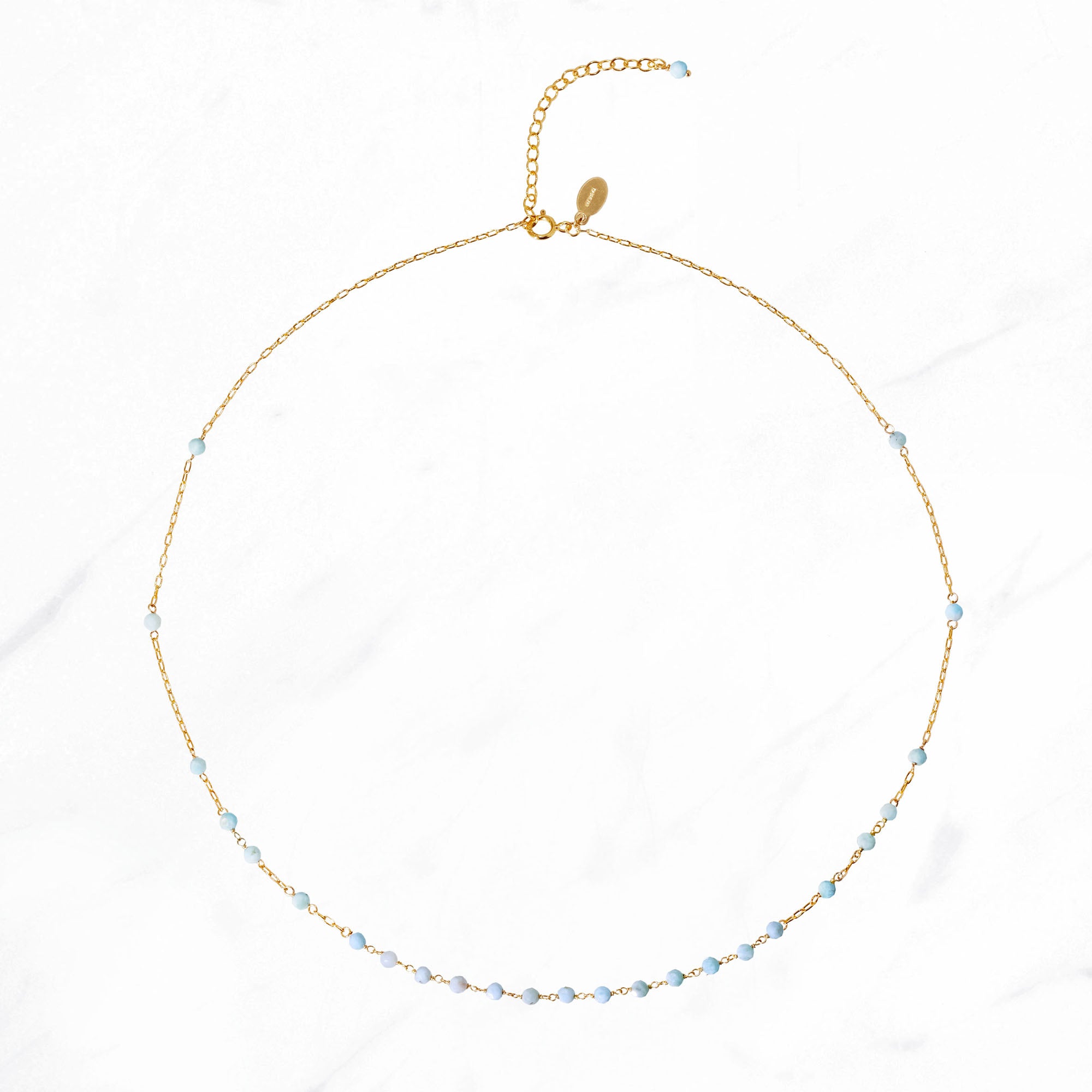 海紋石裝飾短鏈