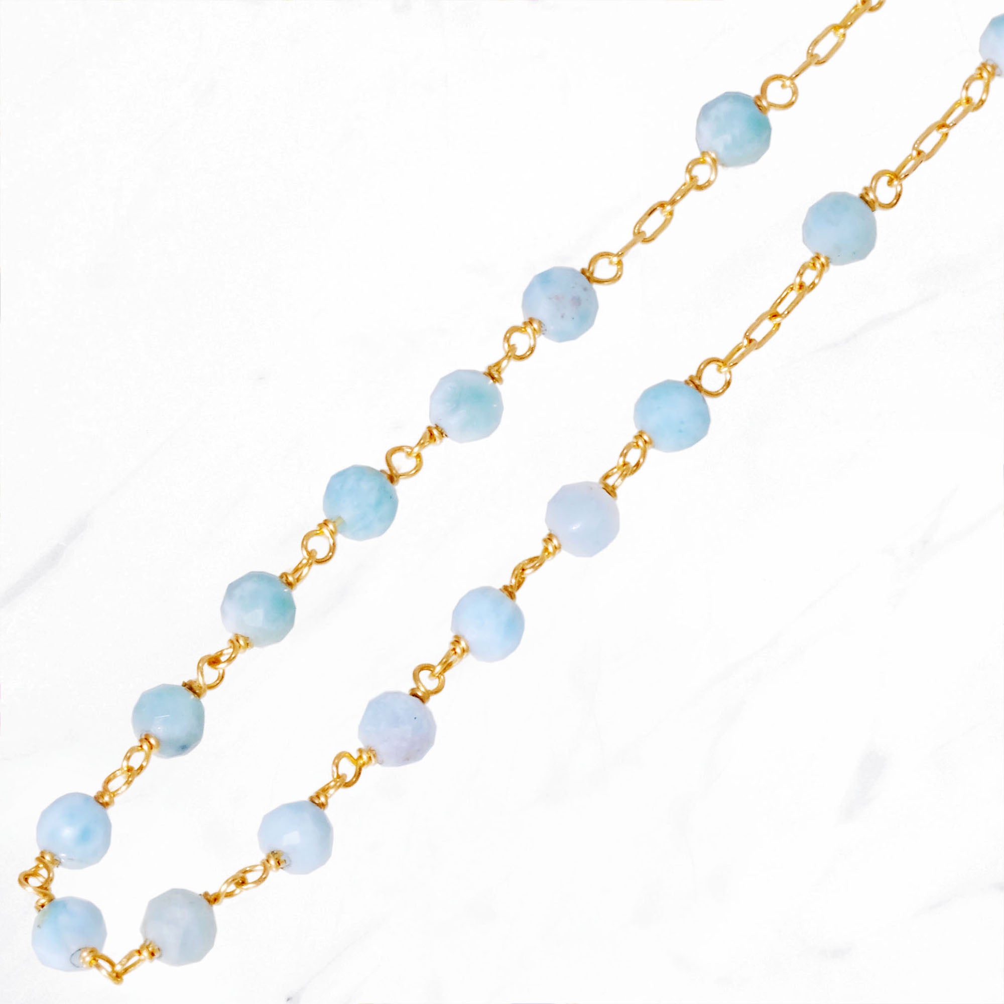 海紋石裝飾短鏈