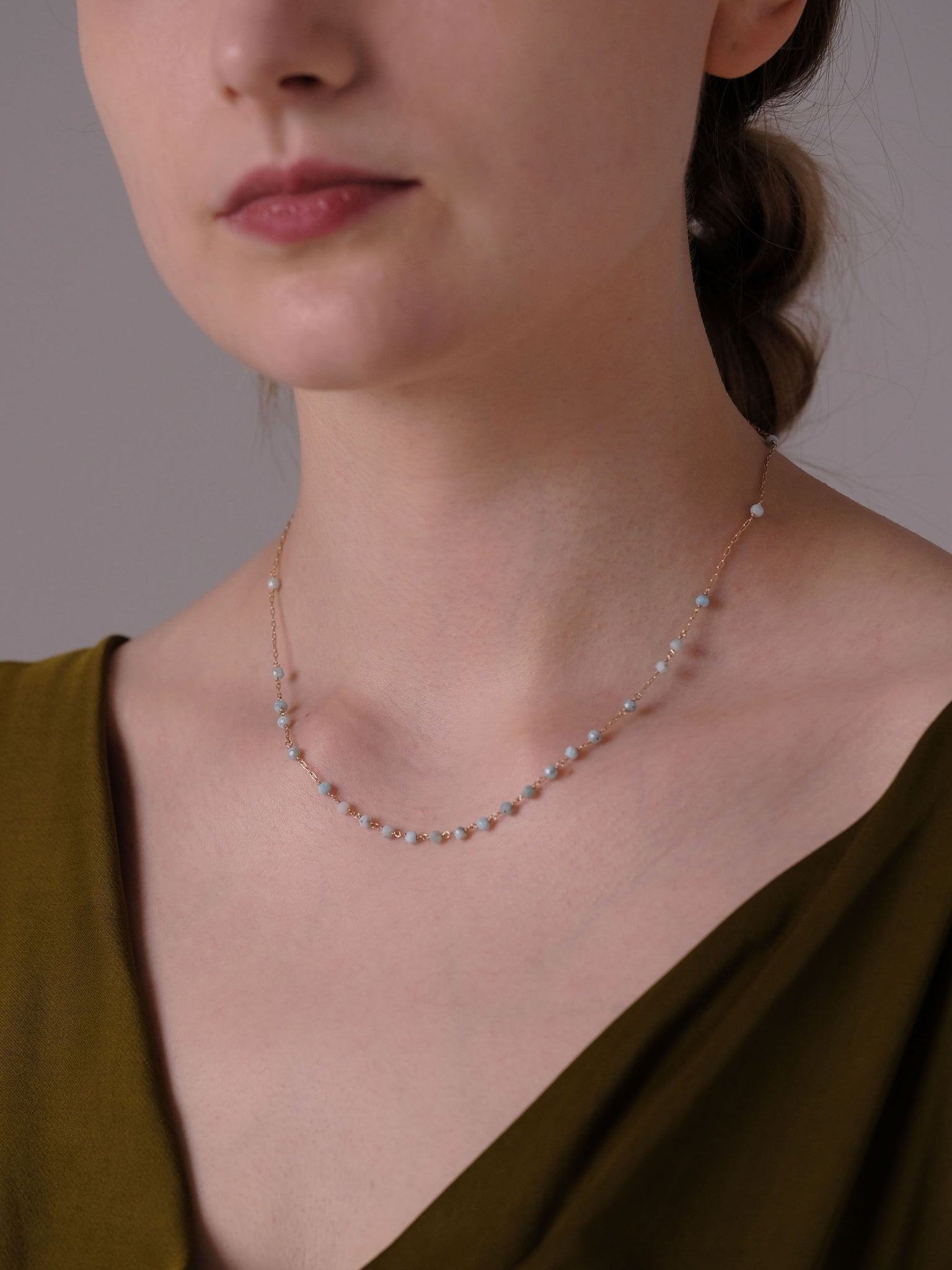 海紋石裝飾短鏈