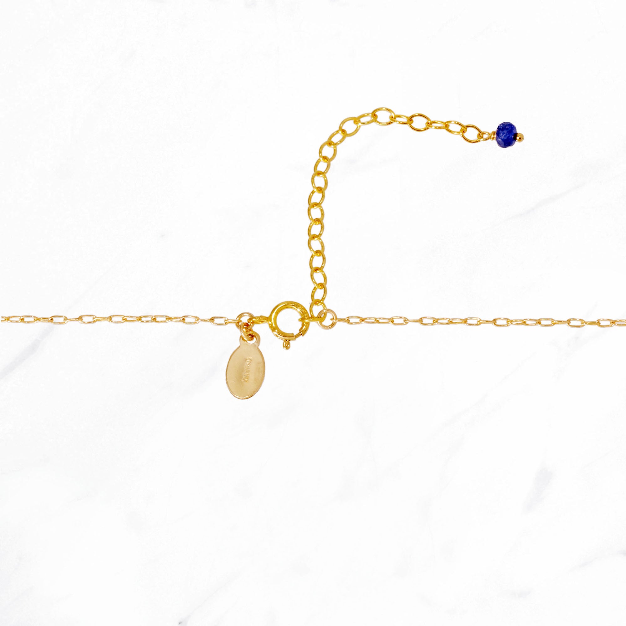 藍寶石裝飾短鏈