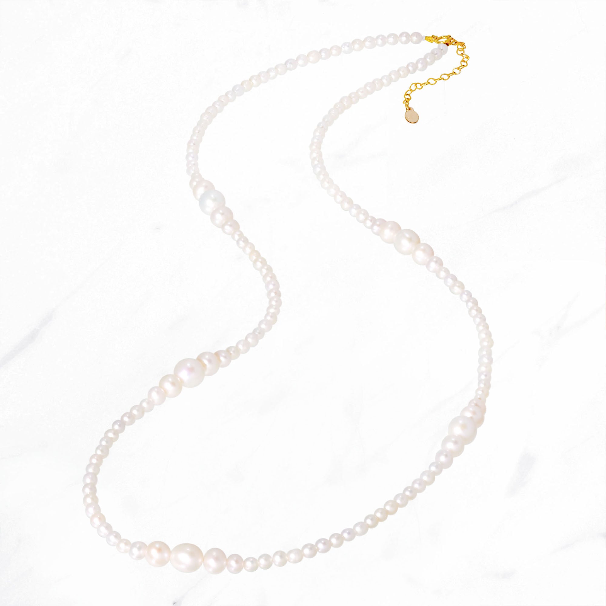 Aria Long Pearl Necklace