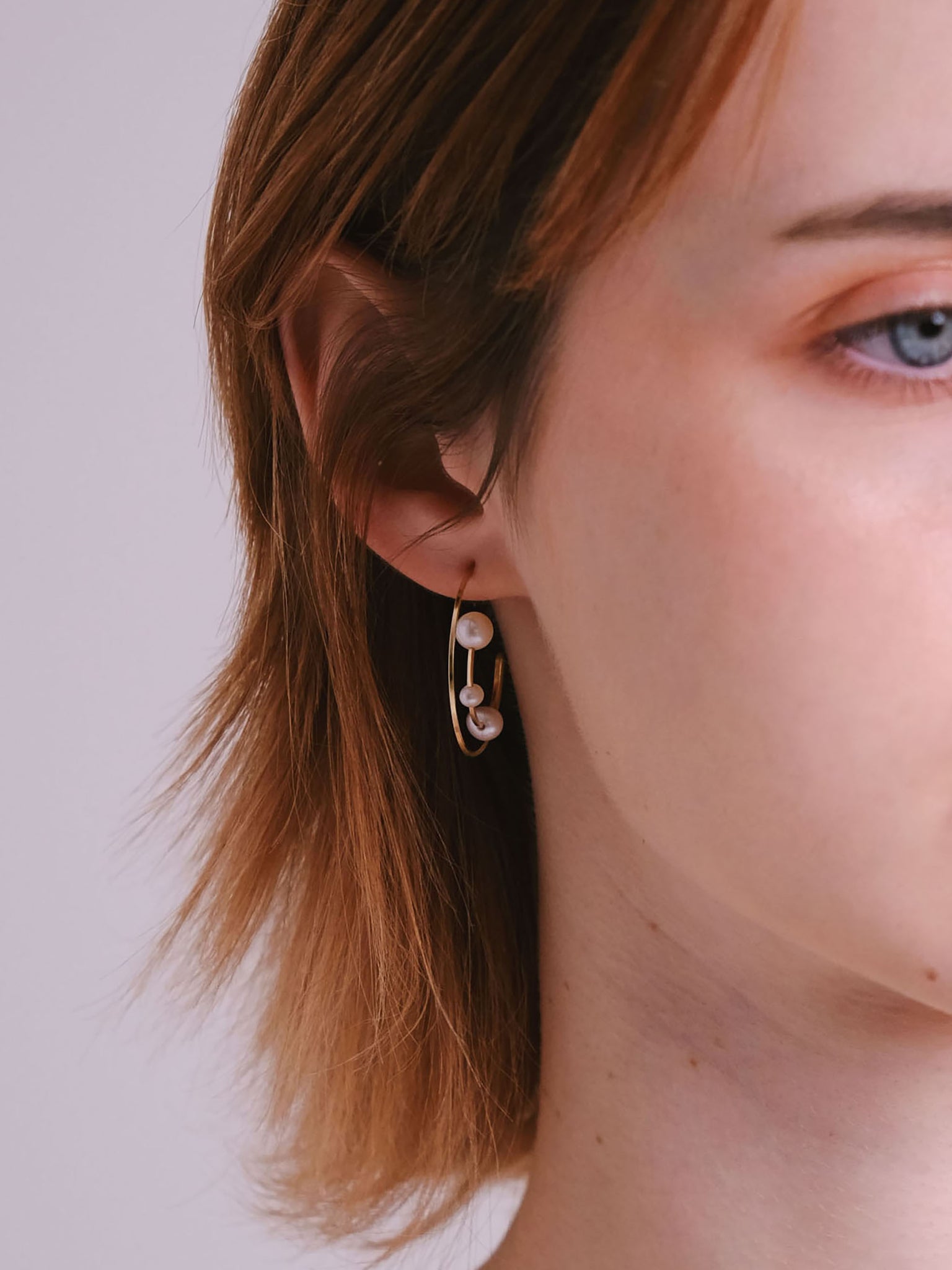 Arc Half Hoop Earrings