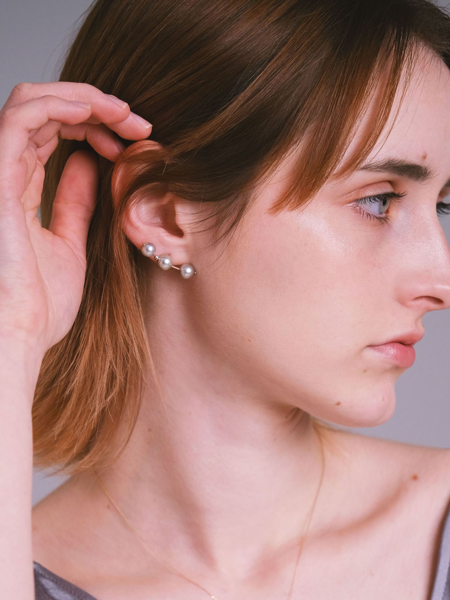 10K Akoya Pearl 3-Piece Earring
