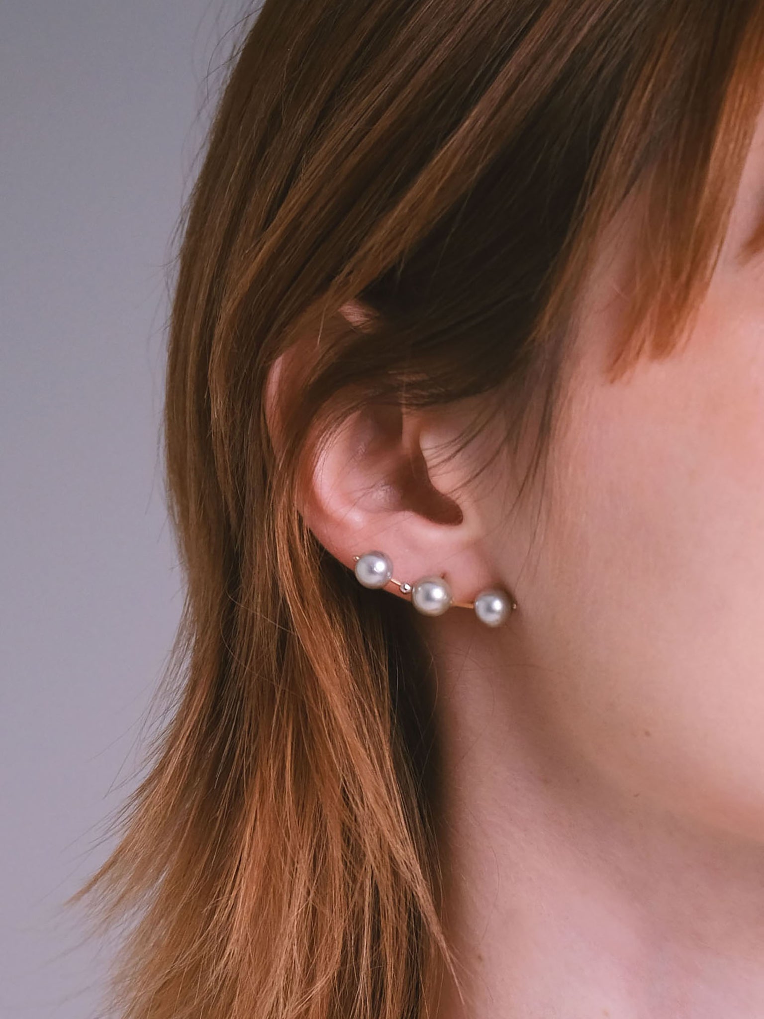 10K Akoya Pearl 3-Piece Earring