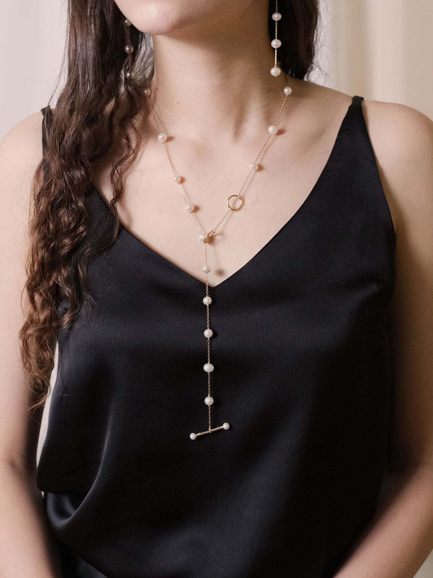 Multiway Pearl Station Necklace