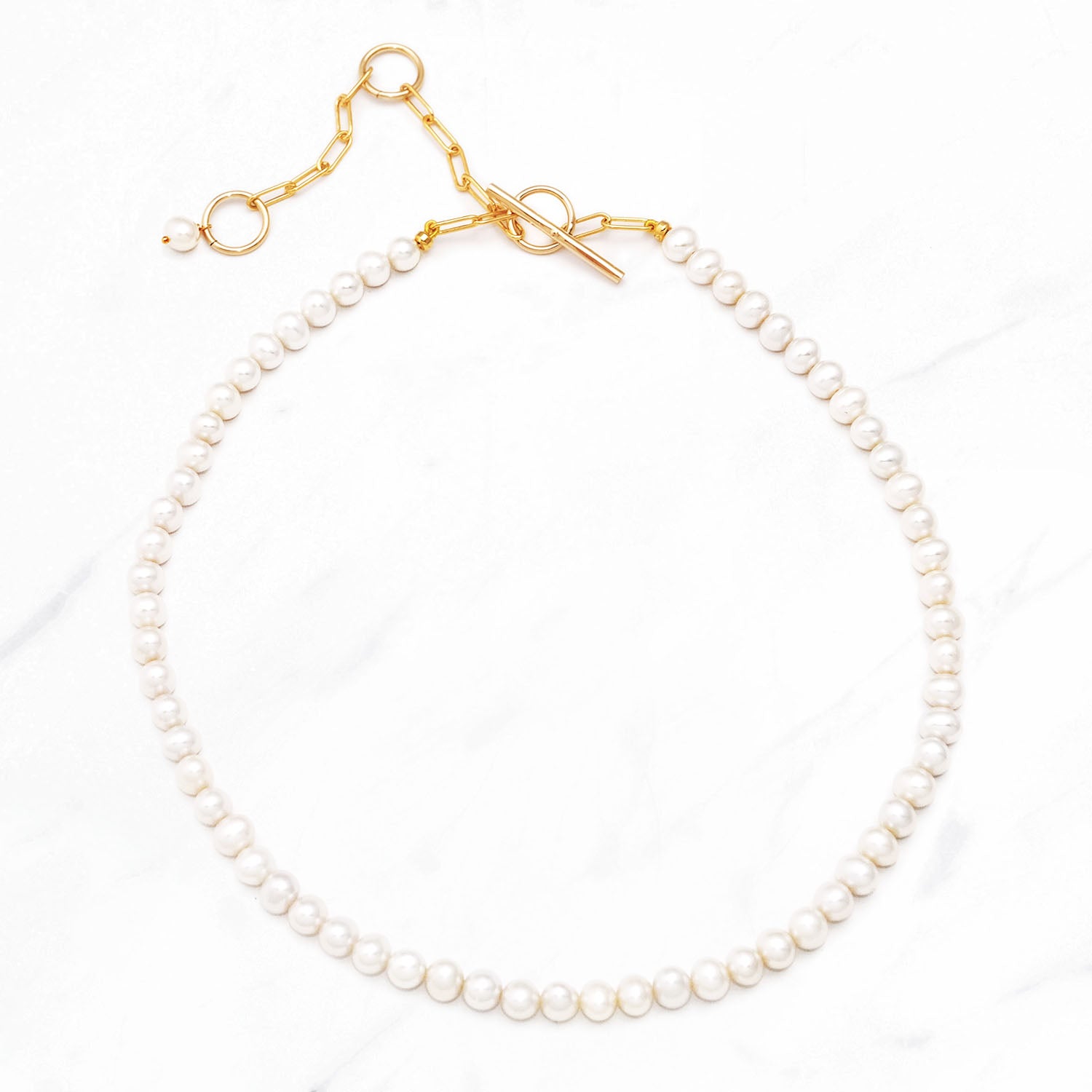 5mm Pearl Necklace (38cm)