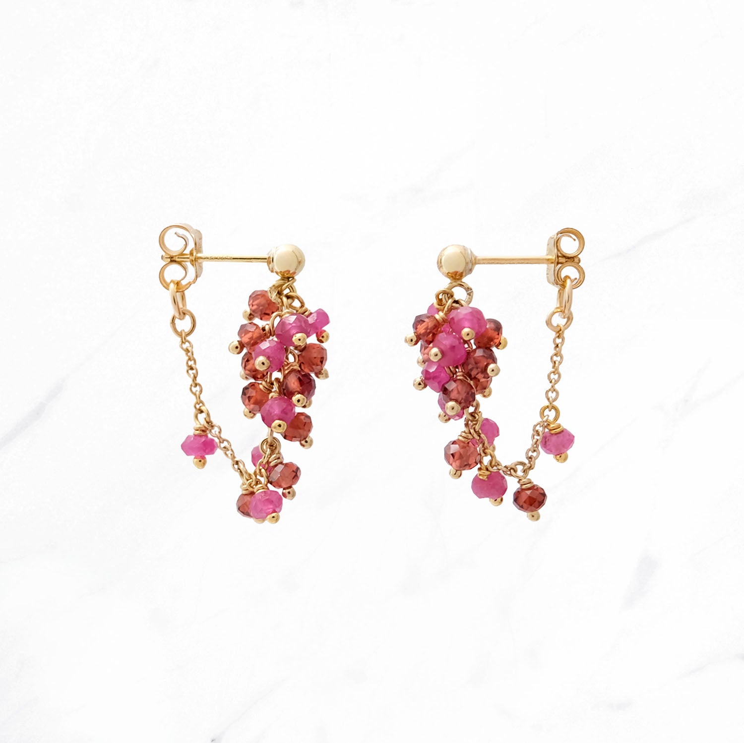 Mulberry Ruby Earrings S