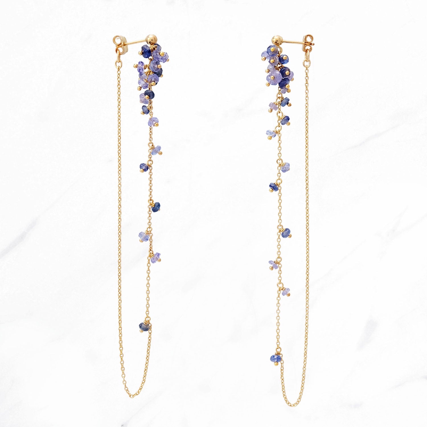 Mulberry Sapphire Earrings L
