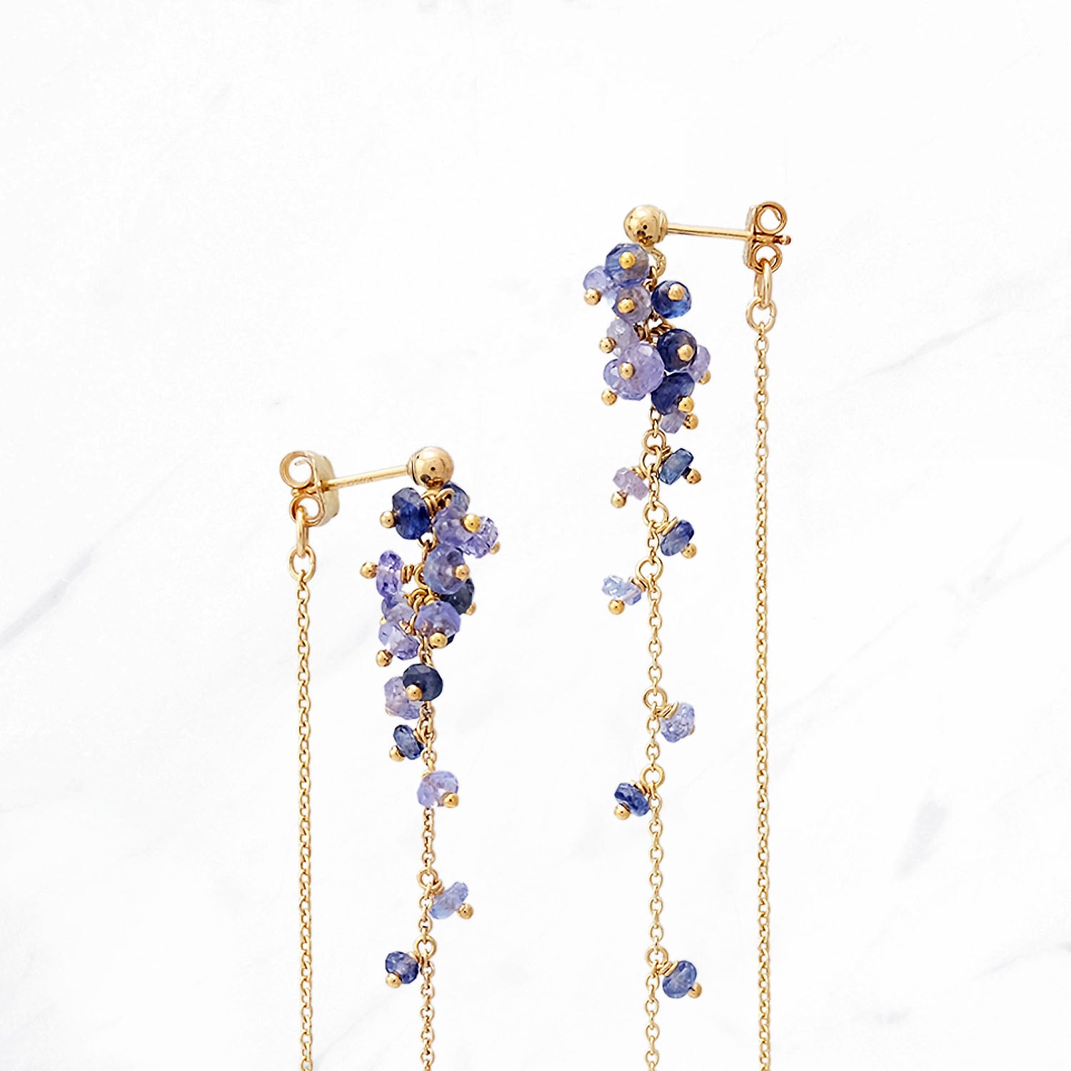 Mulberry Sapphire Earrings L